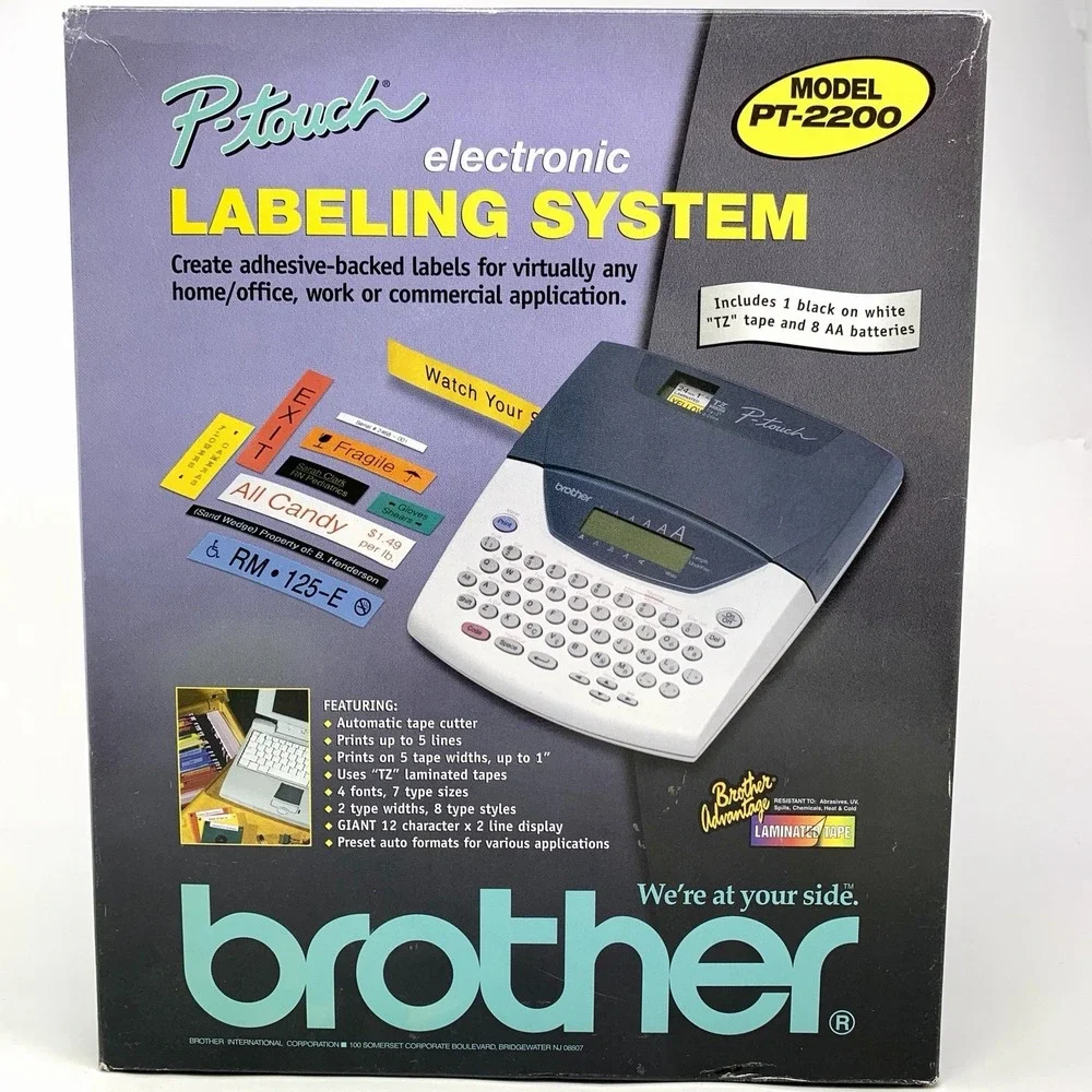 Brother P-Touch Model PT-2200 Electronic Labeling System New in Box